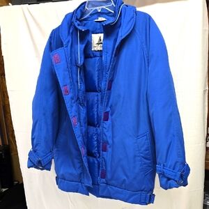 Misty Harbor Blue Hooded Jacket ( Size 16) ( 032)